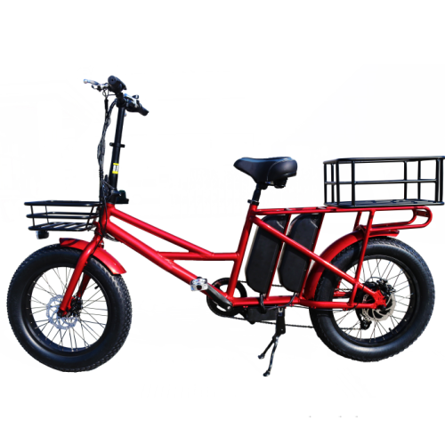 Bicicleta eléctrica de 2 baterías de servicio pesado de 100 km de alcance